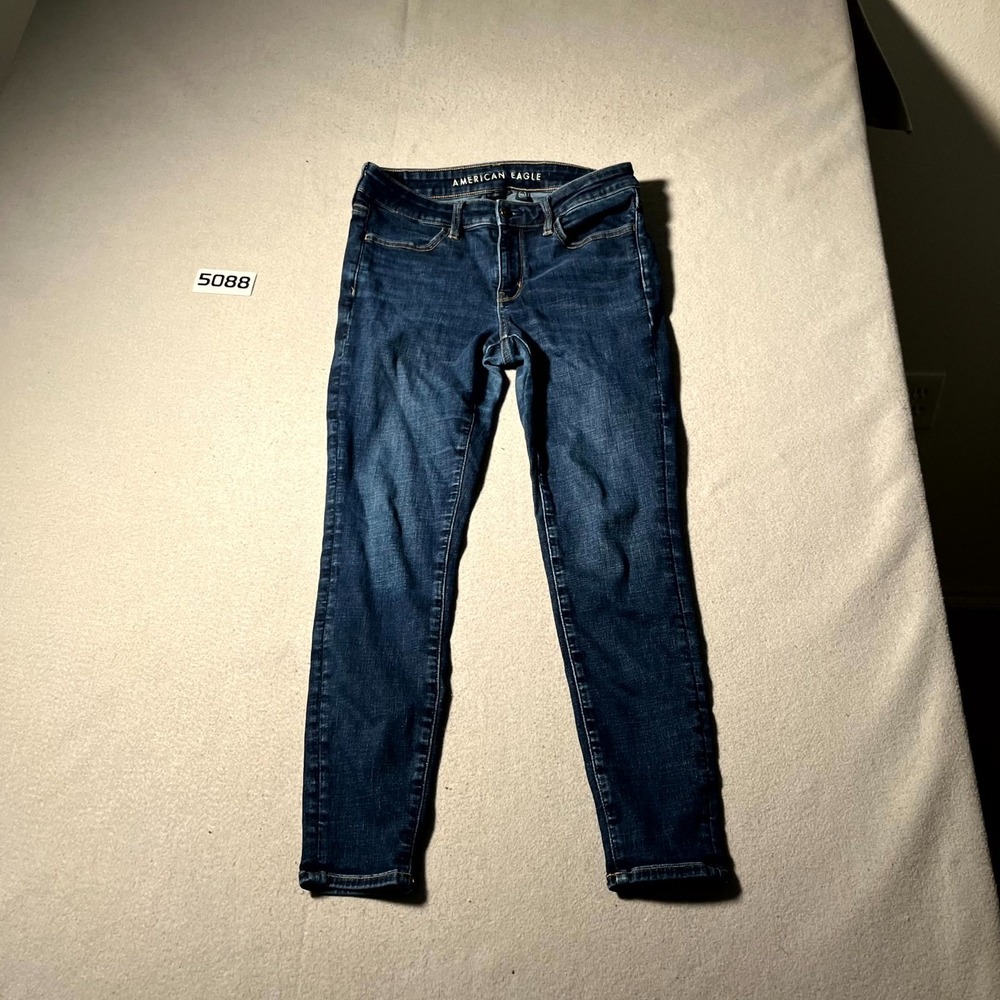American Eagle Outfitters Jeans Womens 8 Blue Denim Cotton Stretch Medium Wash